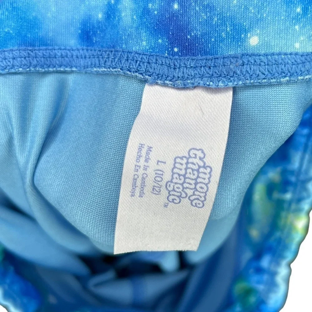More Than Magic Sky Galaxy Blue Multicolor Kids Leggings
